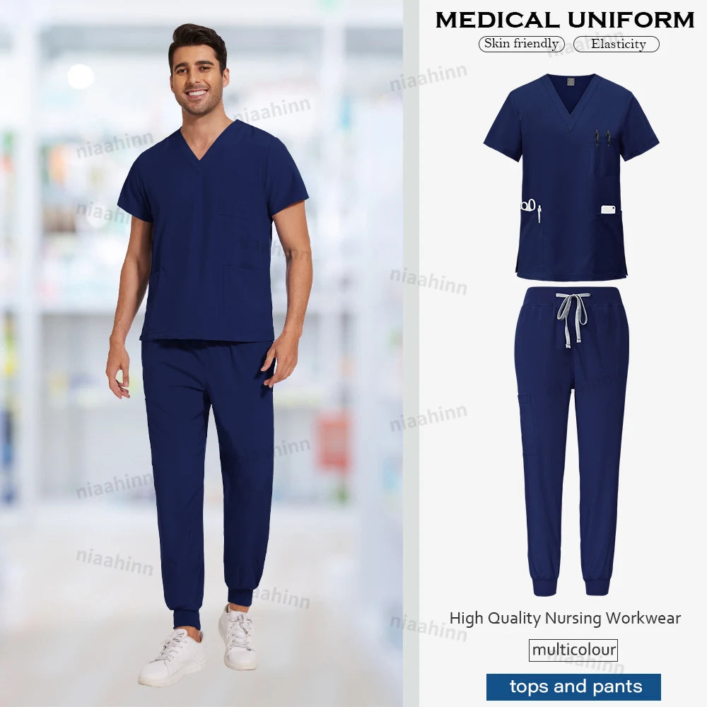 Tenue Scrubs Médical Unisexe — Haut & Pantalon Infirmier(e) Clinique - BLACKBEARD OUTDOOR INDUSTRIES