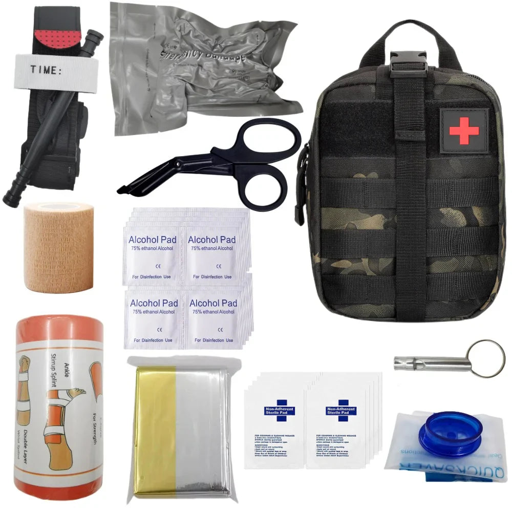Kit de Premiers Secours Outdoor – Équipement de Sécurité pour Randonnée, Camping et Aventure en Montagne - BLACKBEARD OUTDOOR INDUSTRIES
