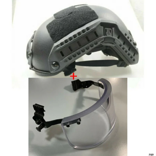 Visière Balistique Pare-balles Niveau IIIA avec Support - BLACKBEARD OUTDOOR INDUSTRIES