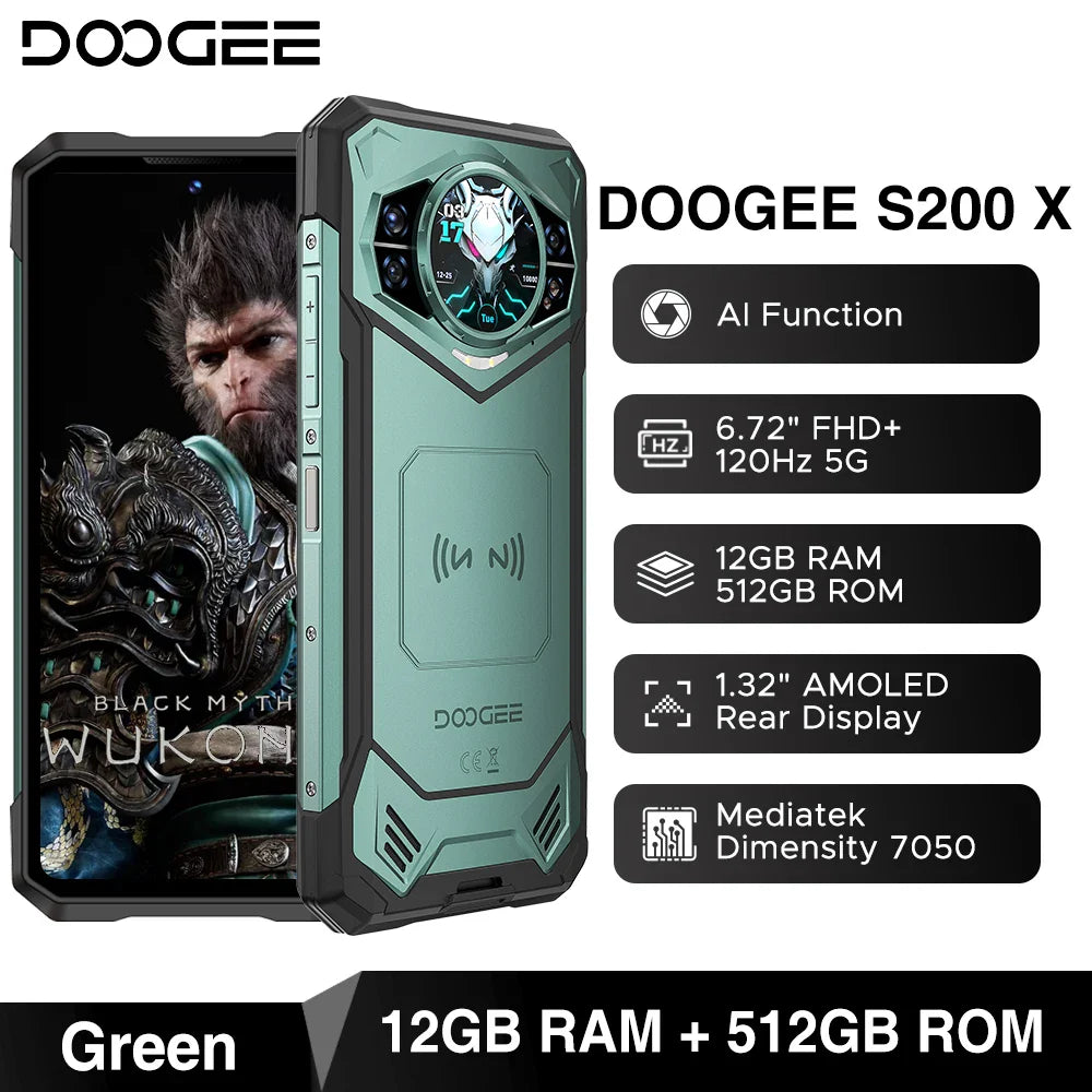 DOOGEE S200 X – Smartphone Rugged 5G - BLACKBEARD OUTDOOR INDUSTRIES
