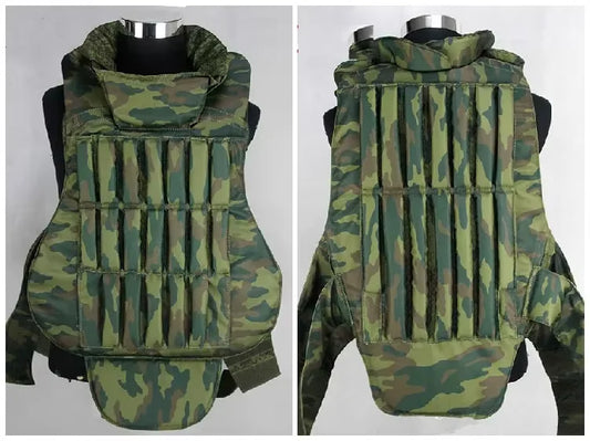 Gilet de Combat Réplique Russe 6B23-1 EMR – MOLLE Camouflage Airsoft & Tarkov