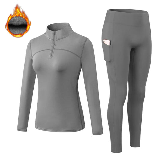 Ensemble de Sous-Vêtements Thermiques Femme – Longs Jambes Chaleur Maximale, Vêtement Thermique Deuxième Peau - BLACKBEARD OUTDOOR INDUSTRIES