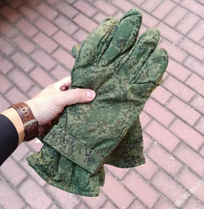 Gants Militaires Camouflage EMR Russe — Hiver Doublé Polaire Réglementation 08/11 - BLACKBEARD OUTDOOR INDUSTRIES