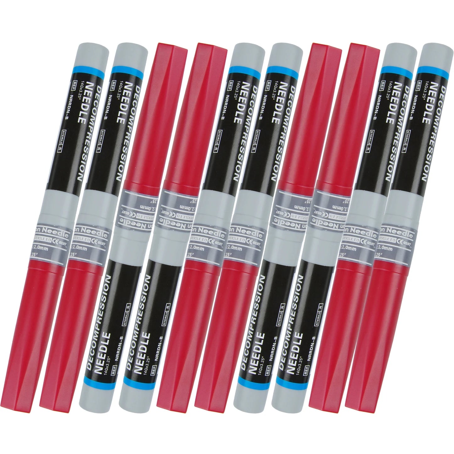 Kit Médical de Décompression pour Pneumothorax avec Aiguille Sanke - 14ga 50g - Catheter de Décompression d'Urgence (IFAK) - BLACKBEARD OUTDOOR INDUSTRIES