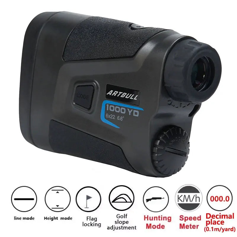 ARTBULL Télémètre Laser 1000M 650M avec Verrouillage de Drapeau et Mesure de Distance pour Chasse Monoculaire