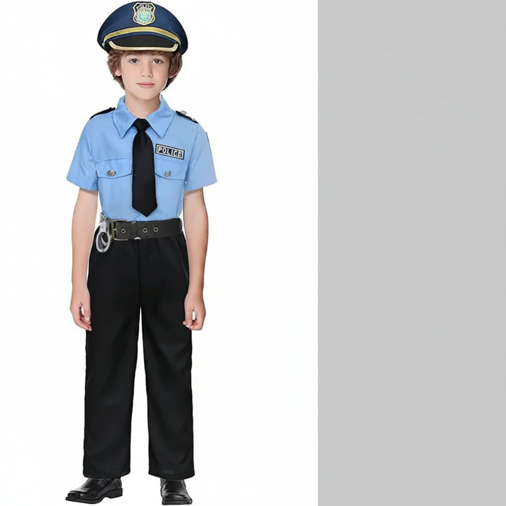 Costume Policier Enfant Garçon & Fille – Uniforme Police Jeu de Rôle Halloween - BLACKBEARD OUTDOOR INDUSTRIES