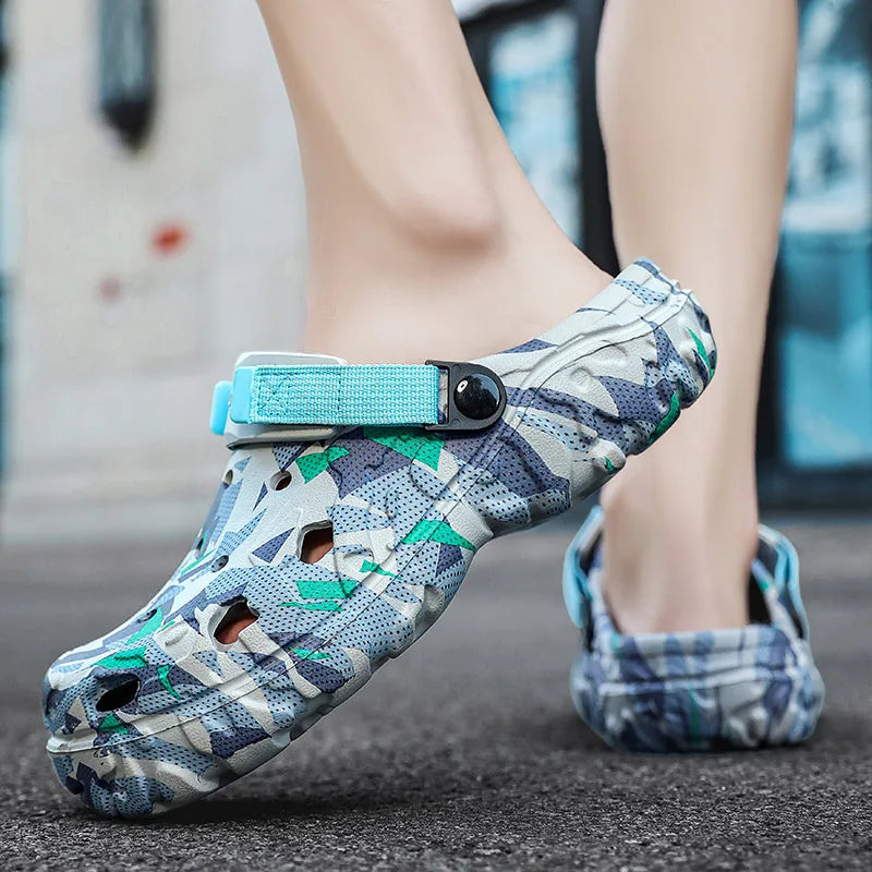 Crocs camouflage homme en EVA légères