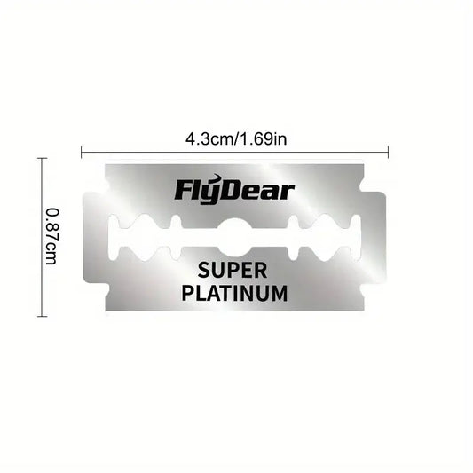 Outil professionnel de barbier – Lames de rasoir double tranchant classiques en acier inoxydable Ma boutique