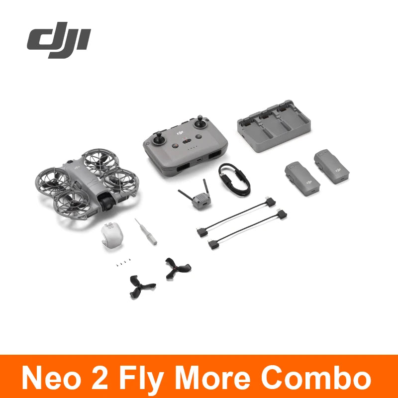 DJI Neo 2 – Drone Caméra 4K/60fps | 151 g | Évitement Obstacles | Portée 10 km - BLACKBEARD OUTDOOR INDUSTRIES