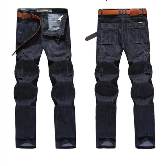 Cargo Jeans Homme Grande Taille 29-42 - Pantalon Tactique Décontracté avec Poches, Style Militaire BLACKBEARD OUTDOOR INDUSTRIES