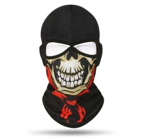 Cagoule Tactique Skull Couvre-Visage Intégral Coupe-Vent – Doublure Casque Moto & Vélo – Nylon/Polyester – 7 Coloris