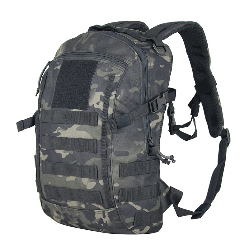 Sac à Dos Tactique 20L LQARMY – Nylon Imperméable, MOLLE, Chasse Randonnée Camping, 6 Coloris