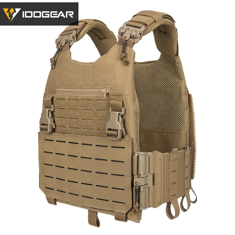 Gilet tactique porte plaques IDOGEAR LSR laser cut MOLLE - BLACKBEARD OUTDOOR INDUSTRIES