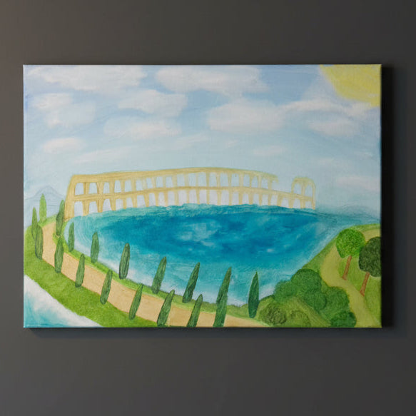 Tableau original – Sous le Regard du Temps
