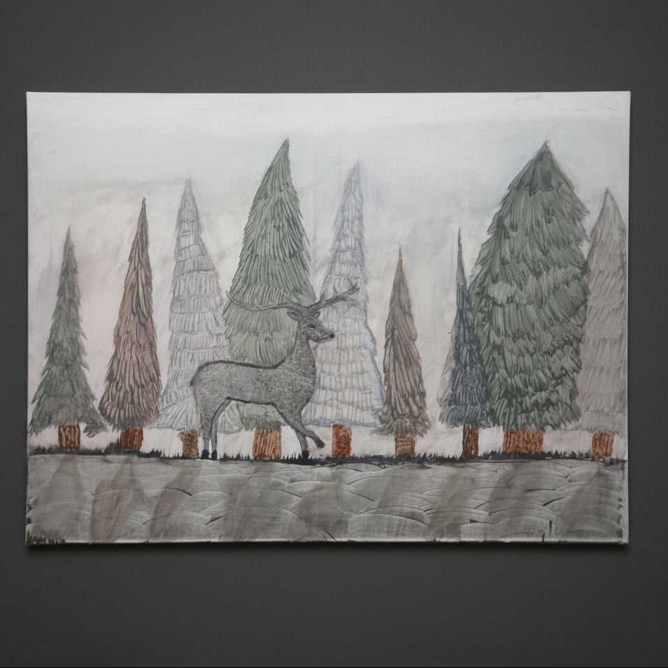 Tableau original – Le Gardien Silencieux