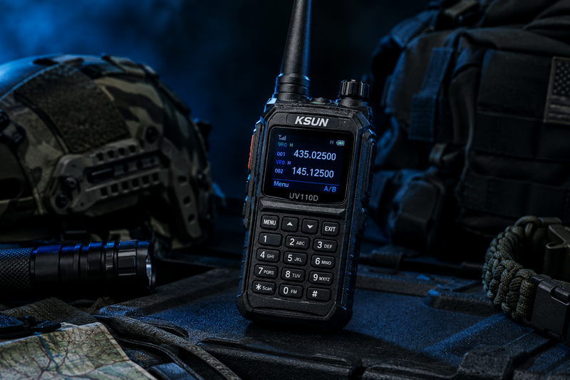 KSUN UV110D : une radio portable 10 W pour rester connecté sur le terrain
