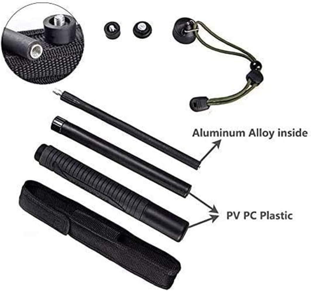 Multifunctionele trekkingstok, gereedschap voor buiten, draagbaar, zwart. Robuuste wandelstok Trekkingstokken: lichte en duurzame Trekking, Ski- en wandeltochten