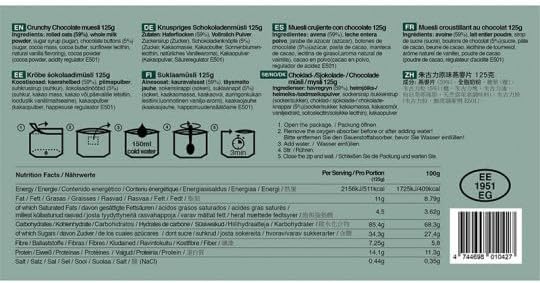 Tactical Foodpack Ration DE Survie - MUESLI CROQUANT AU Chocolat Tactical Foodpack