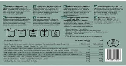 Tactical Foodpack Ration DE Survie - MUESLI CROQUANT AU Chocolat Tactical Foodpack