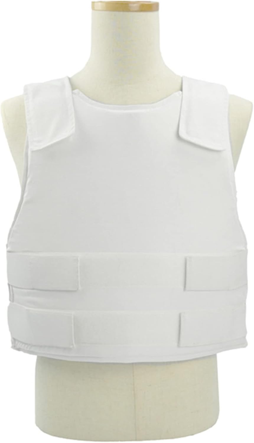 WAOBE Gilet Pare-balles de sécurité personnelle - Niveau de Protection Standard NIJ IIIA Tactique dissimulé Pare-balles Gilet de Protection Veste vêtements