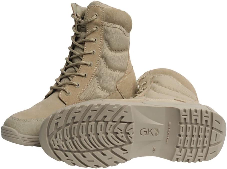GK Pro – Chaussures d'Intervention Blake en Nubuck & Toile – Sable/Beige Ma boutique