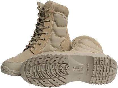 GK Pro – Chaussures d'Intervention Blake en Nubuck & Toile – Sable/Beige Ma boutique
