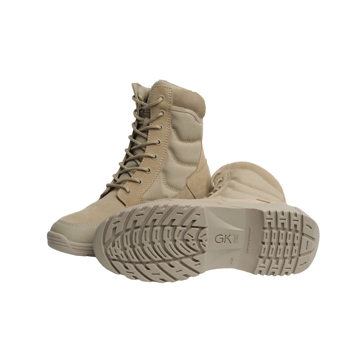 GK Pro – Chaussures d'Intervention Blake en Nubuck & Toile – Sable/Beige Ma boutique