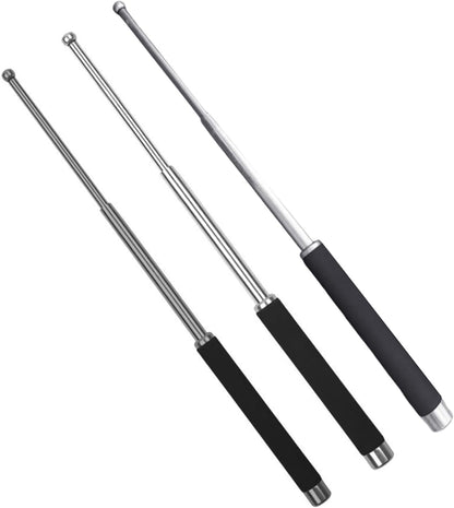 Bâton tactique multifonction en métal, outil de survie pour le camping et la pêche