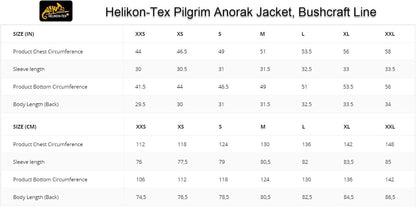Helikon-Tex Pilgrim Anorak Veste pour homme – Ligne Bushcraft durable Ma boutique
