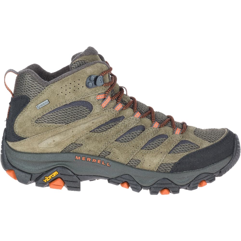 Merrell Homme Moab 3 Mid GTX Botte de randonnée – Béluga Ma boutique