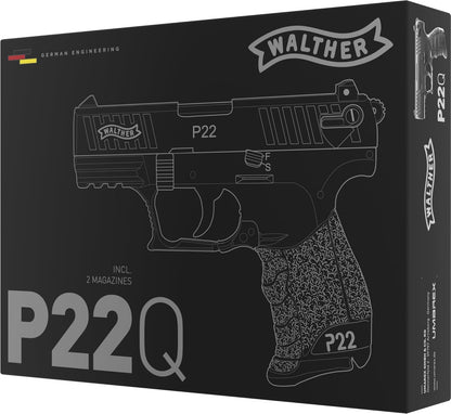 Pistolet Spring Airsoft Gun Walther P22Q Métal (0,5 Joule)