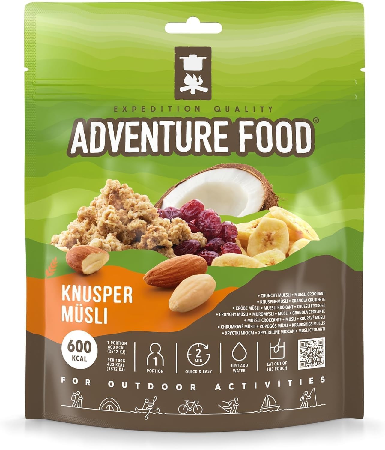 Repas lyophilisé - Muesli Croquant - Expedition Quality Ma boutique