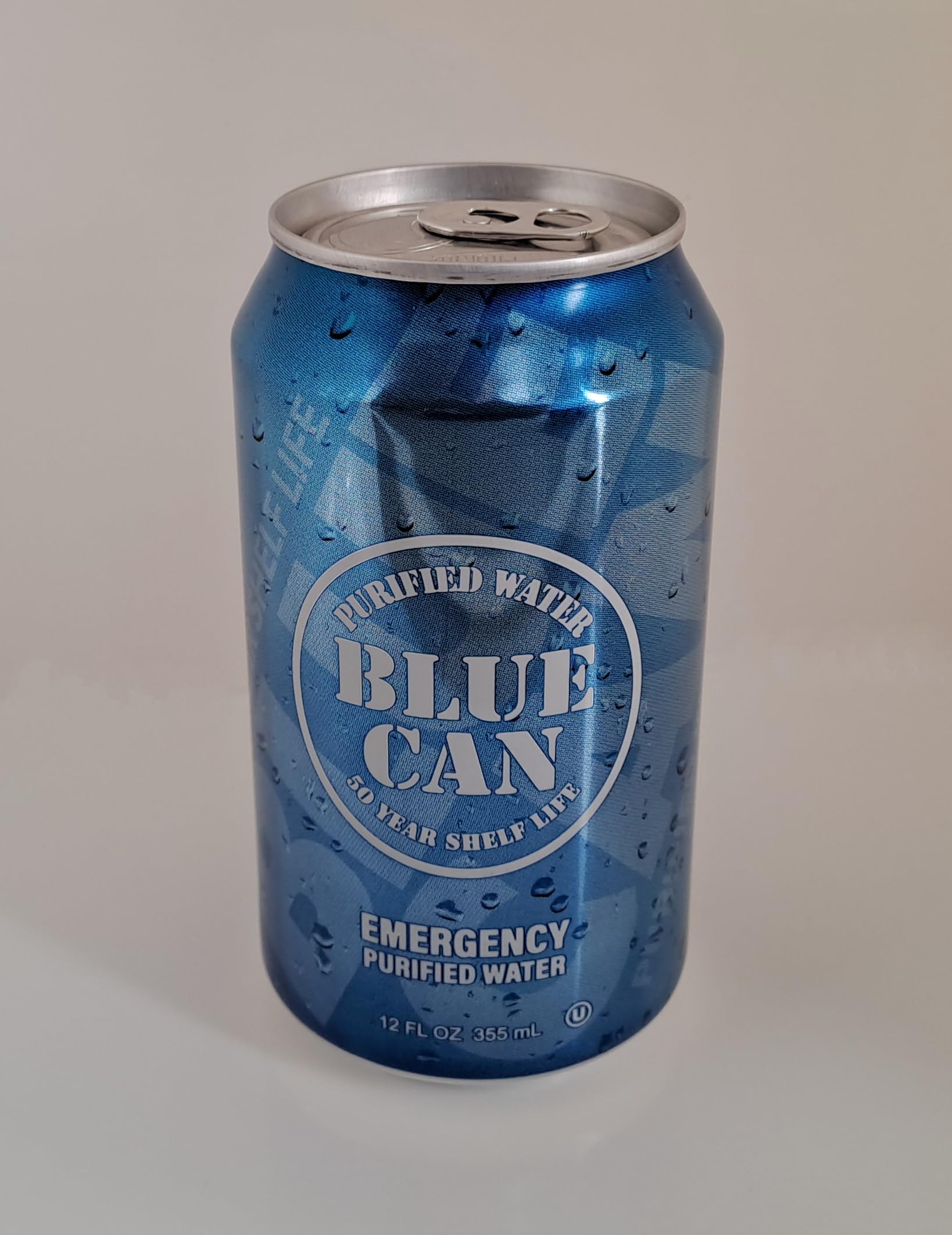 Eau en Canette d'Urgence – Pack de 6 avec une Durée de Conservation de 50 Ans, Eau Purifiée pour Préparation aux Catastrophes et Kits de Survie Ma boutique