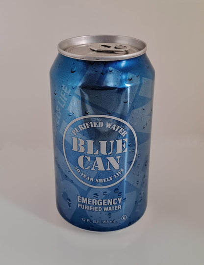 Eau en Canette d'Urgence – Pack de 6 avec une Durée de Conservation de 50 Ans, Eau Purifiée pour Préparation aux Catastrophes et Kits de Survie Ma boutique
