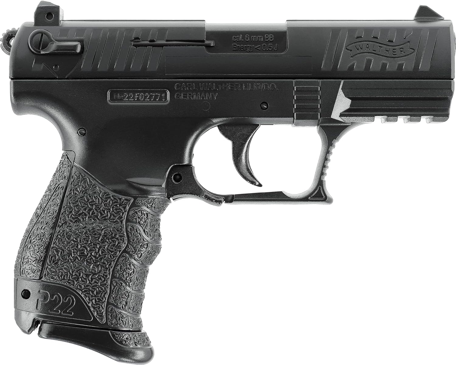 Pistolet Spring Airsoft Gun Walther P22Q Métal (0,5 Joule)