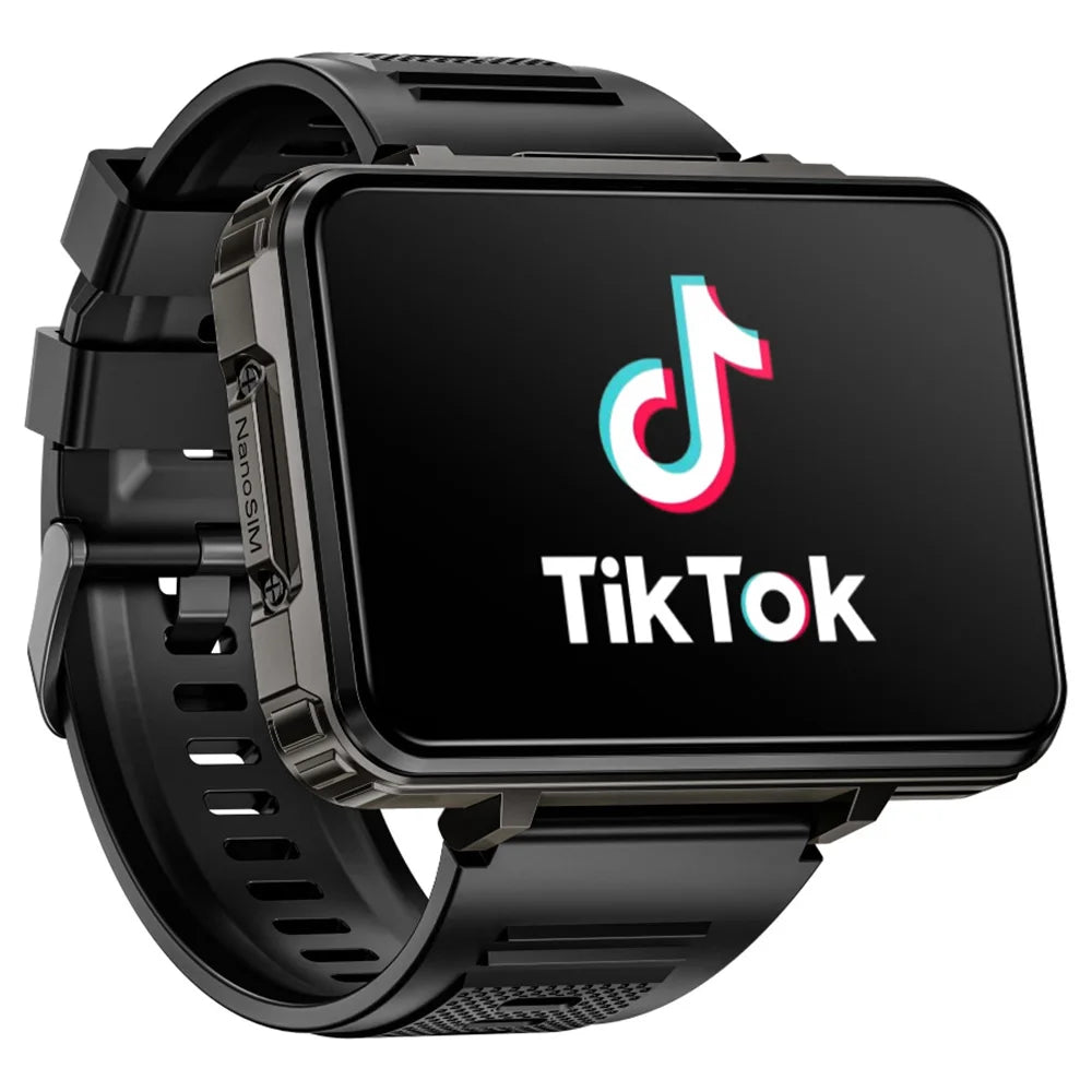 LOKMAT APPLLP 5 MAX – Smartwatch Android 4G GPS Double Caméra – 6Go+128Go