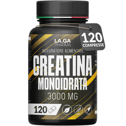Créatine monohydrate 3 000 mg – Pack de 240 comprimés vegan