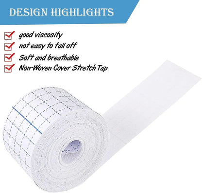 Ruban Adhésif Non-Tissé Respirant – Pansement Protecteur Doux en Tissu Antibactérien pour Cicatrisation des Plaies Ma boutique