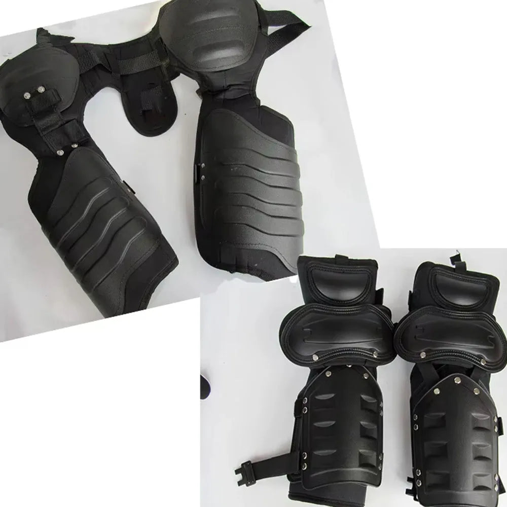 Kit Protection Corporelle Tactique Anti-Émeute — Gilet, Genoux, Bras, Mains | Police - BLACKBEARD OUTDOOR INDUSTRIES