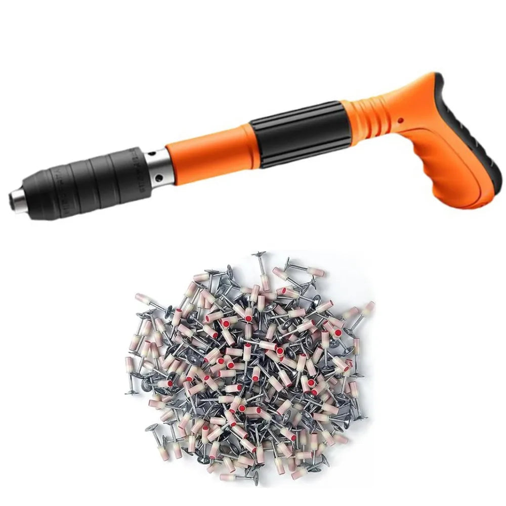 Mini Pistolet à Clous en Acier – Outil Manuel pour Rivets et Fixation Murale BLACKBEARD OUTDOOR INDUSTRIES
