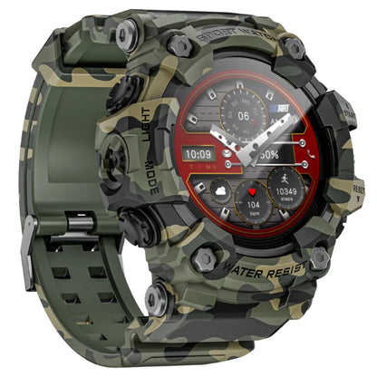 LOKMAT ATTACK GT – Montre Connectée Outdoor IP68, Écran 1.32" HD, 100+ Sports, 15 Jours d'Autonomie