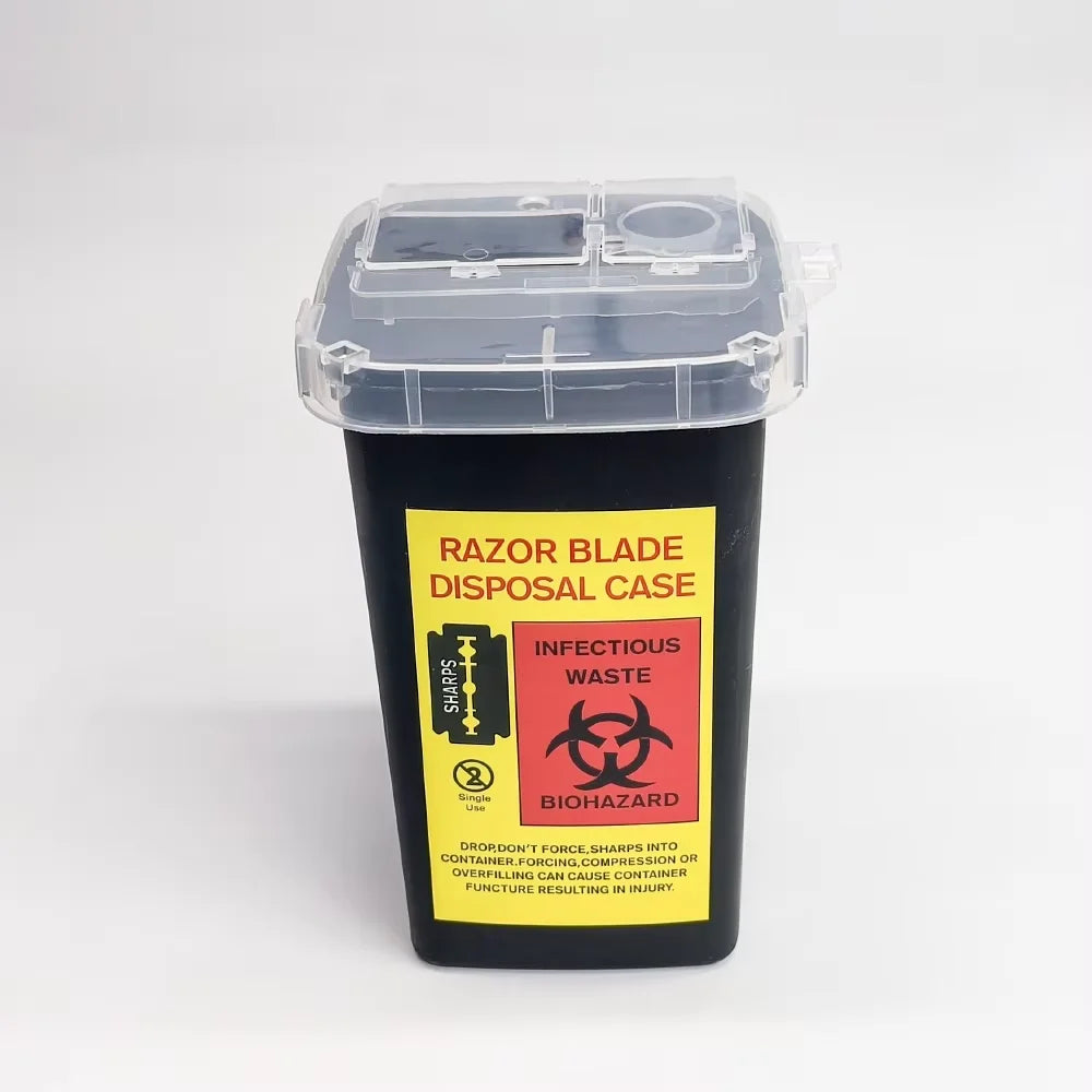 Conteneur à Objets Tranchants pour Aiguilles – Bac de Sécurité Biohazard 1 Litre Ma boutique