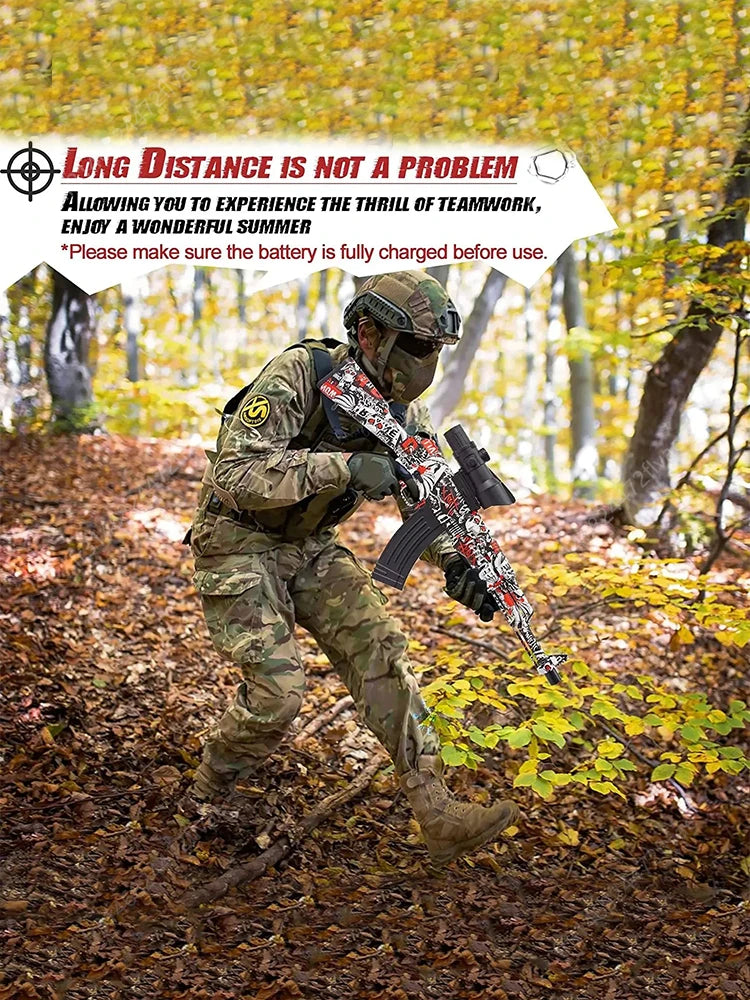 Fusil Jouet AK47 Électrique – Lanceur de Billes d’Eau – Mode Automatique & Manuel – Jeu de Tir en Plein Air Ma boutique