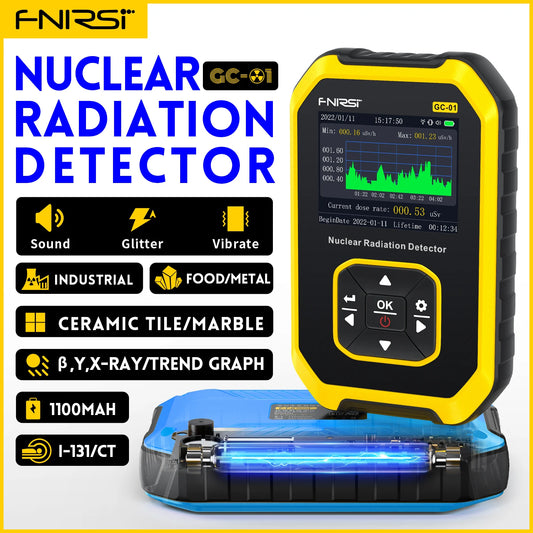 Détecteur de Radiation Geiger FNIRSI GC-01 Portable - BLACKBEARD OUTDOOR INDUSTRIES