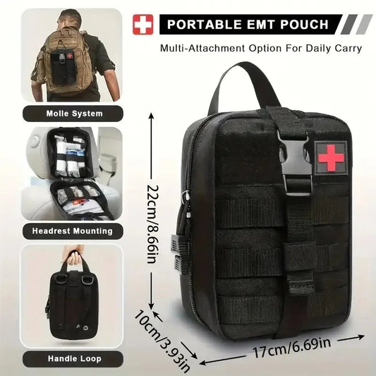 Trousse de Premiers Secours Tactique 156 Pièces – IFAK Compact EDC Ma boutique