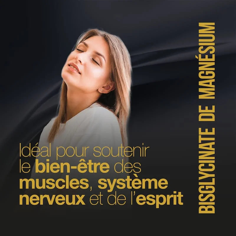 Magnésium bisglycinate et vitamines B1, B5, B6 – 120 gélules vegan