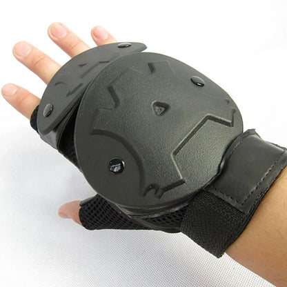 Gants Tactiques Anti-Émeute Demi-Doigt — Carapace Tortue | Police & Sécurité - BLACKBEARD OUTDOOR INDUSTRIES