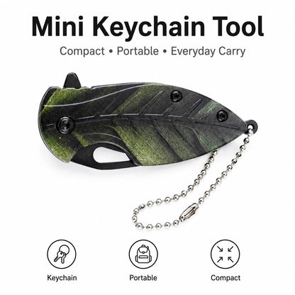 Mini cutter pliant porte-clés | Outil EDC compact