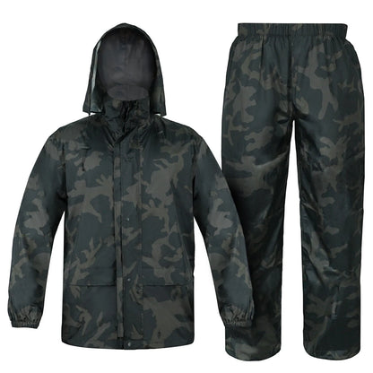 Poncho Pluie Tactique Camouflage — Imperméable TPU/PU, Léger & Multifonction | Chasse, Pêche, Moto | S à XXL - BLACKBEARD OUTDOOR INDUSTRIES
