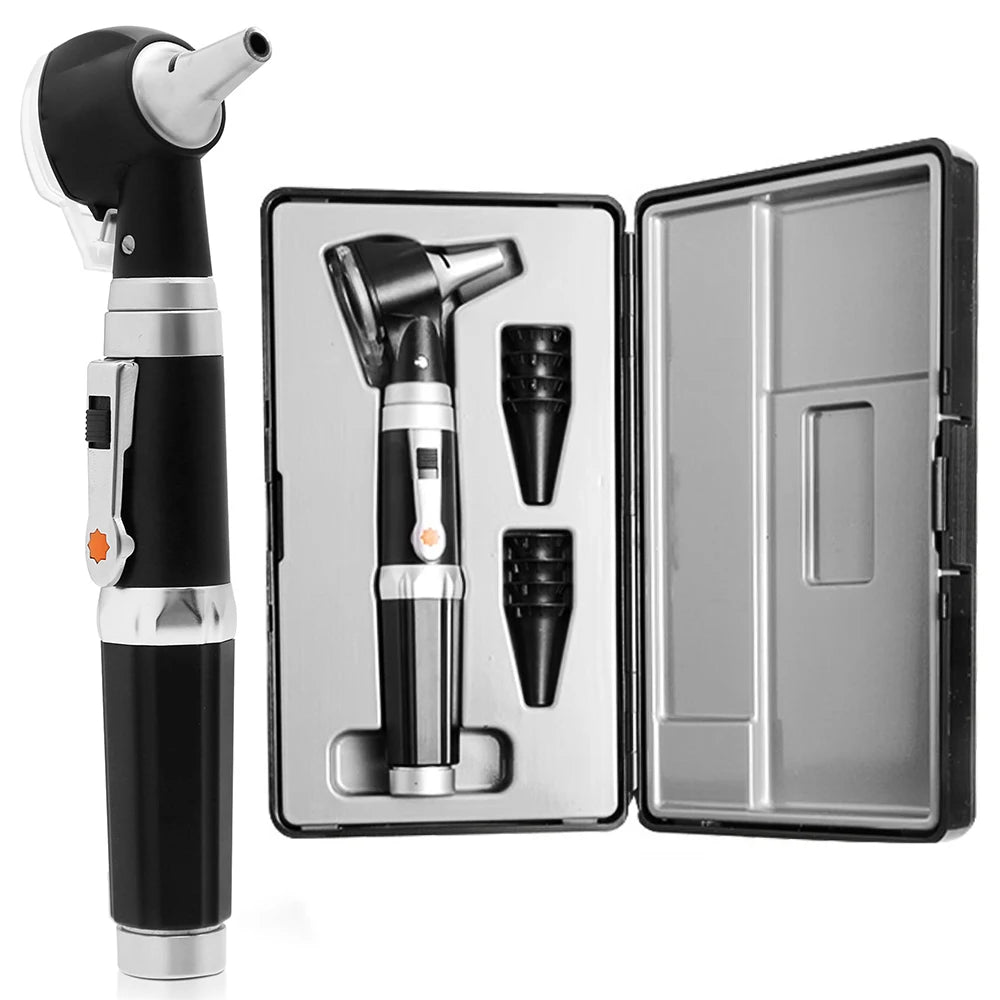 Otoscope - Détecteur d'Infection de l'Oreille avec Lumière et Kit de Vérification pour Oreilles avec Lentille de Grossissement 3X, pour Enfants, Adultes et Animaux BLACKBEARD OUTDOOR INDUSTRIES